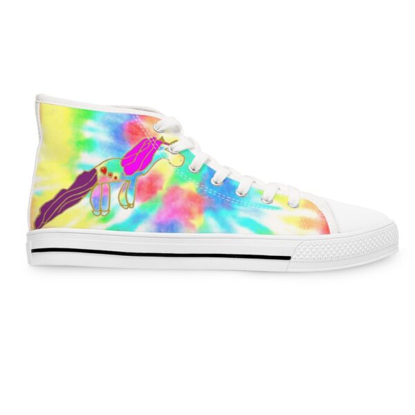 Women's High Top Unicorn Sneakers - Image 4