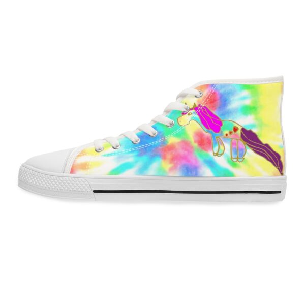 Women's High Top Unicorn Sneakers - Image 5