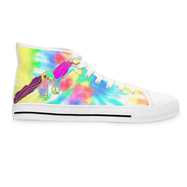 Women's High Top Unicorn Sneakers - Image 6