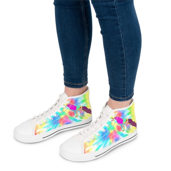 Women's High Top Unicorn Sneakers - Image 7