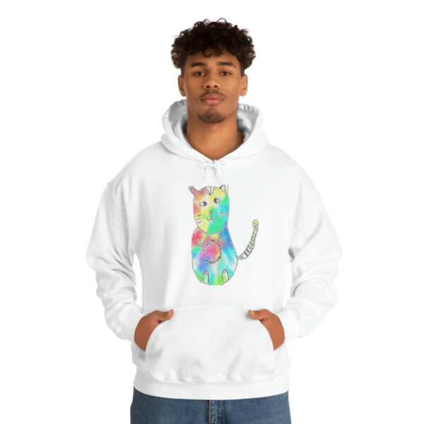 Tie-Dye Cat Hoodie - Image 11