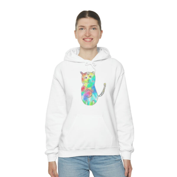 Tie-Dye Cat Hoodie - Image 12