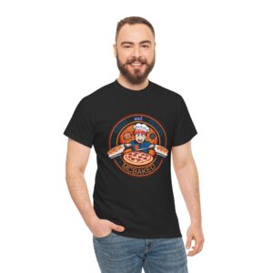 Pizza Party Unisex Heavy Cotton Tee - Comfy & Fun for Food Lovers